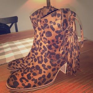 Cheetah Booties